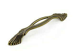 Ручка мебельная, скоба WMN794, 128 мм, Италия, античная бронза, Giusti