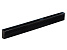 Ручка мебельная, скоба ALM PREMIUM-233, 192 мм, черный хром, Mico
