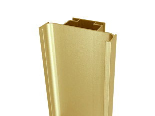 Ручка-профиль, Gola верт. срединный (просвет 34мм), 4,5 м, золото (для 16мм ДСП), Россия