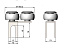 Комплект роликов для ассиметричной алюминиевой системы премиум 09-125A/1,4./1,4