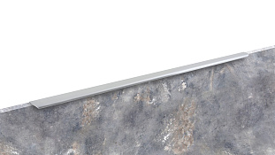 Ручка мебельная, торцевая MONTE RT110SC.1/000/1000, 288х3 / 1000 мм, сатиновый хром, Boyard