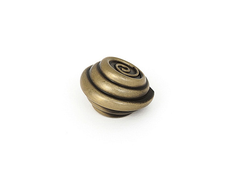 Ручка мебельная, кнопка RK-33, античная бронза, Kerron