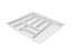 Лоток для столовых приборов OrgaTray 740 для AvanTech YOU, NL500, B600, белый, Art.9302746, Hettich
