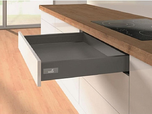 Комплект ящика InnoTech Atira 54х470 антрацит, полн. выдв., Silent System, Art. 9245477, Hettich