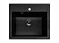 Мойка кухонная Granfest GF - Q561, 560х500х200мм, черный 308, искусственный камень, в комплекте