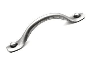 Ручка мебельная, скоба Sulky, 128 мм, матовое олово, Metakor