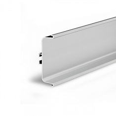 Ручка-профиль, Gola Premium C-образная, 4 м, серебро брашированное, Россия