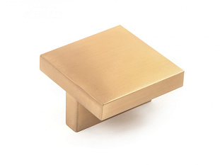 Ручка мебельная, кнопка МАЛЕВИЧ RS074BGC.4/32, брашированное карамельное золото, Boyard