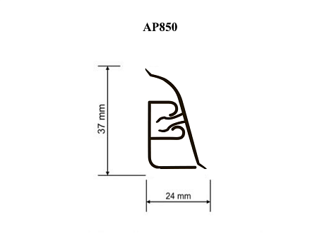 Плинтус AP740/AP850 Аламбра 1269 / Thermoplast