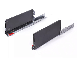 Комплект ящика FLOWBOX с доводчиком H192 350, Антрацит, Samet (индивид. упак.)