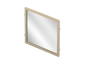 ARISTO Зеркало навесное дерево светлое/металлик L = 607, металлик Art. WD0447.VP060.MG0PC.RU