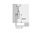 Монтажная планка параллельного адаптера Sensys/Intermat, D1,5, с евровинтами, цинк. литье, никелированная Art. 9106987, Hettich