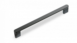 Ручка мебельная, скоба FS 227, 128 мм, чёрный матовый, Валмакс