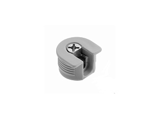 Стяжка-полкодержатель VB 35M/16, серая, пластмассовая, с фиксатором, Art. 9066712, Hettich