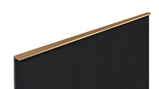 Ручка мебельная, торцевая MONTE RT110SG.1/000/1200, 352х3 / 1200 мм, золото, Boyard