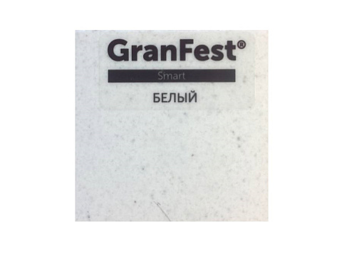 Смеситель высокий Granfest Quarz Z3424, белый, искусственный камень (без подводки)
