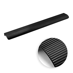 Ручка мебельная, торцевая TOUQUET, 2х225/550 мм, черный матовый, Metakor