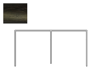 Направляющая верхняя, венге новый 5500, Absolut