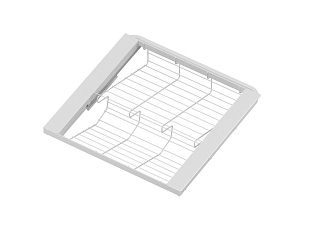 ARISTO Обувница 2-ярусная выдвижная с доводчиком, серия 460, L=450, белый Art. WA0394.VP045.WH0PC.CI