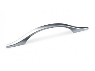 Ручка мебельная, скоба FS-066, 128 мм, матовый хром, Валмакс