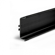 Ручка-профиль, Gola Premium C-образная, 4 м, черный брашированный, Россия