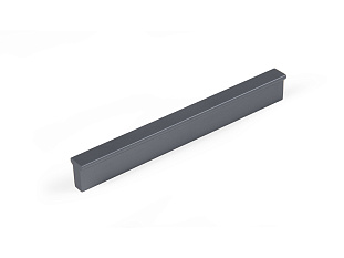 Ручка мебельная, накладная PORT RS066GR.4/128, 128 мм, серый, Boyard
