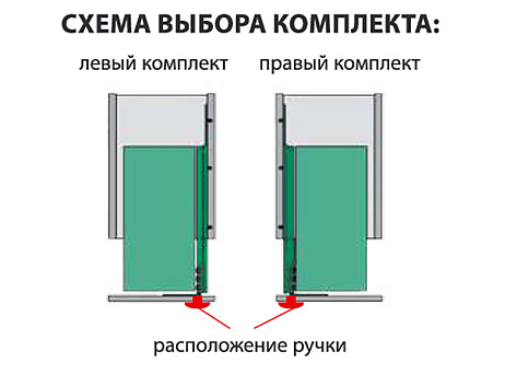 Механизм в нижнюю базу Комфорт 300 мм, правый, 2 полки, антрацит, Art. 2377189846, Kessebohmer