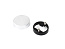 Заглушка декоративная QS Mini круглая в к-те со вставкой и винтами, хром  Art. 51.0150.05.01R.00, FGV