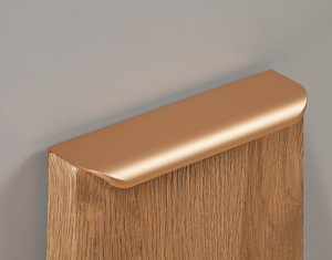 Ручка мебельная, торцевая MONTE RT110SG.1/128/150, 128 / 150 мм, золото, Boyard