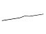 Ручка мебельная, скоба Apro симметричная, черный матовый, 352/1135 мм, Nomet