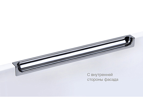 Ручка мебельная торцевая EVA RT020CP.1/000/200, хром, Boyard