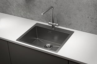 Мойка кухонная Granula 5951, 590х510мм, СТАЛЬ сатин, нерж сталь
