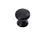 Ручка мебельная, кнопка URSULA RC433, черный матовый, Boyard
