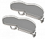 2 полки + рычаги Леманс, 450 мм, Комплект установочный, правый, титан, дно серое антислип, Art. 479200102, Kessebohmer