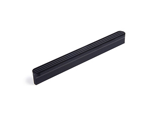 Ручка мебельная, накладная SHELL RS064BL.4/128, 128 мм, черный, Boyard
