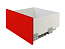 Комплект ящика  с прямыми боковинами СТАРТ push to open высокий, белый, SB30W.1/350, Boyard