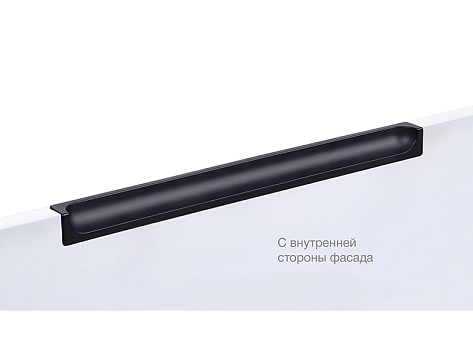 Ручка мебельная торцевая EVA RT020BL.1/000/200, черный, Boyard
