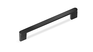 Ручка мебельная, скоба FS 228, 128 мм, чёрный матовый, Валмакс