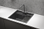 Мойка кухонная Granula KS-6051, 500х510мм, графит матовый, нерж сталь
