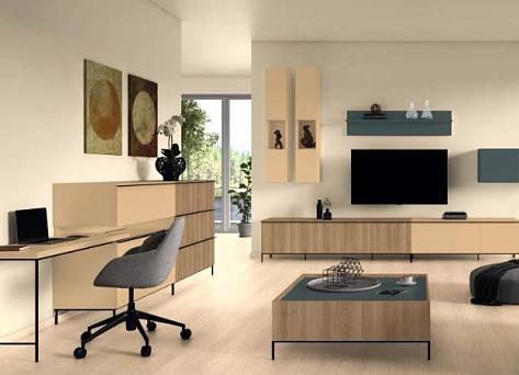 Панель матовая на основе МДФ покрытая БСП 2800x1220х18 U125 ТМ9 Жёлтый песок, PS Top, EGGER