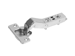 Петля EVO PUSH LINE с шнек. рег. 45* вкладная без пружины, clip-on/QuickClick, никель H945C02, BOYARD