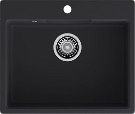 Мойка кухонная Granfest GF-URBAN 658 580х490х200мм, черный, искусственный камень