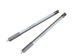 Комплект продольных релингов для Atira 100, высота 144 мм, длина 470 мм, цвет серебристый, Art.9196125, Hettich