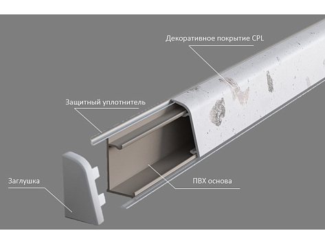 Плинтус TwinC 2329/S La Scala  32*4200