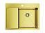 Мойка Omoikiri Akisame 65-LG-R 650х510х200мм, выпуск 3 1/2, нержавеющая сталь/светлое золото, в комплекте