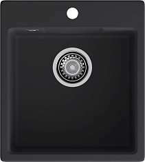 Мойка кухонная Granfest GF-URBAN 644 440*490*180мм, черный, искусственный камень