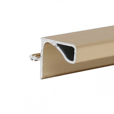 Ручка-профиль, Gola Premium для верхних модулей, 4,2 м, (для 16мм ДСП), золото брашированное, Россия