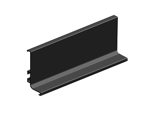 Ручка-профиль, Gola L-образная, 4,0 м, черный, Россия