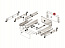 Соединитель задней стенки для ящика InnoTech Atira, высота 176 мм, белый, левый, Art.9194639, Hettich