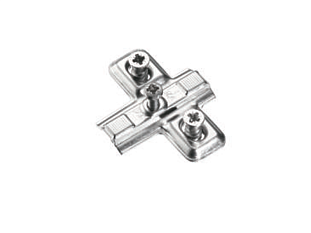 Монтажная планка петли MINI F0 мм, Key-hole, крепление еврошурупом Art. 244-0846-050-HU, Titus
